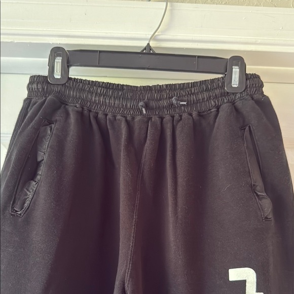 DKNY Black Joggers with White Branding - Picture 3 of 6